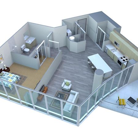 Placemakr Premier SoBro Nashville Exterior foto 3D floor plan