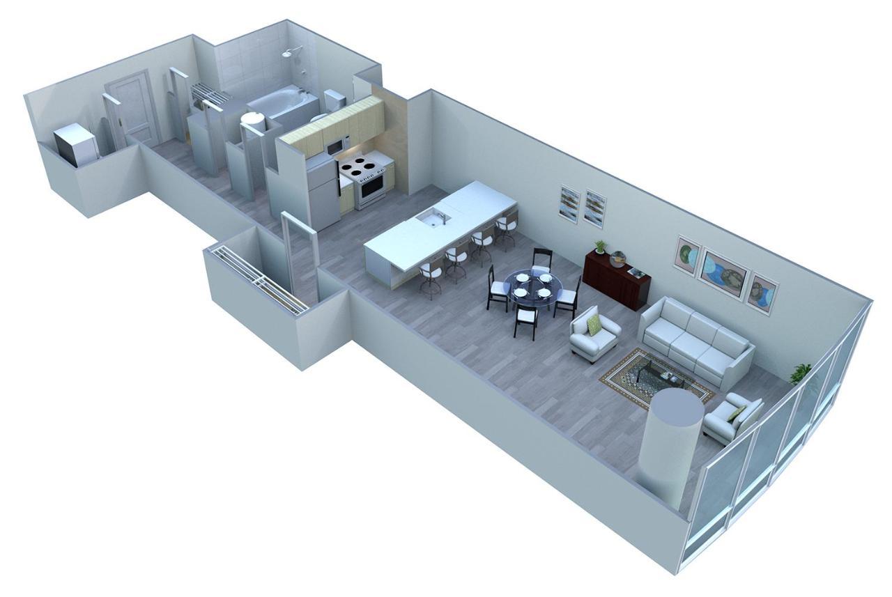 Placemakr Premier SoBro Nashville Exterior foto 3D floor plan